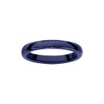 Alliance demi - jonc 3mm cramique bleu fonc