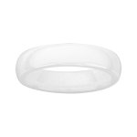 Alliance demi - jonc en cramique blanche 5mm