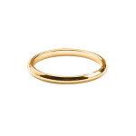 Alliance demi - jonc en vermeil 2mm Alliance demi - jonc en vermeil 2mm
