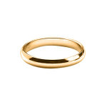Alliance demi - jonc en vermeil 3mm Alliance demi - jonc en vermeil 3mm
