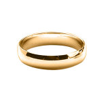 Alliance demi - jonc en vermeil 5mm Alliance demi - jonc en vermeil 5mm