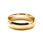 Alliance demi - jonc en vermeil 6mm Alliance demi - jonc en vermeil 6mm
