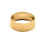 Alliance ruban en vermeil 8mm