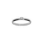 Anneau demi - jonc 2mm en argent rhodi pour charm's  personaliser