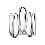 Bague en acier 5 baguettes stylis�es