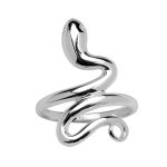 Bague en argent serpent enroulé Bague en argent serpent enroulé