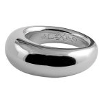 Bague elixs en argent massif rhodi forme bombe style rtro