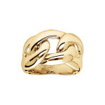 Bague elixès en vermeil maillons grosse chaine Bague elixès en vermeil maillons grosse chaine