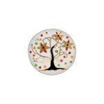 Bague stella mia en acier dor motif rsine arbre de vie