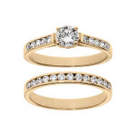 Bague en vermeil grand taille double anneau rail pierres blanches avec 1 solitaire blanc Bague en vermeil grand taille double anneau rail pierres blanches avec 1 solitaire blanc