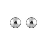 Boucles d'oreilles en argent boule de 8 mm et fermoir poussette Boucles d'oreilles en argent boule de 8 mm et fermoir poussette