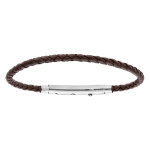 Bracelet en acier pour charms medium homme cuir marron et fermoir télescopique 21cm réglable 20 et 19cm ... Bracelet en acier pour charms medium homme cuir marron et fermoir télescopique 21cm réglable 20 et 19cm ...