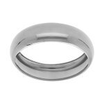 Bracelet en acier demi jonc largeur 19mm - diam�tre 64mm