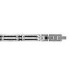 Bracelet acier double c�ble noir 19cm + 1. 5cm r�glable double fermoir