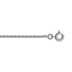 Bracelet en argent chane maille corde largeur 1, 3mm et longueur 18cm