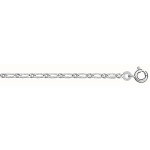 Bracelet en argent chane maille figaro 1 + 1 largeur 2mm et longueur 18cm