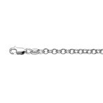 Bracelet en argent chaîne petites maille jaseron - longueur 18cm Bracelet en argent chaîne petites maille jaseron - longueur 18cm