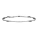 Bracelet demi - jonc en acier fil lisse 65mm