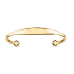 Bracelet esclave en vermeil 51 mm de diam�tre