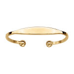 Bracelet esclave en vermeil 62 mm de diam�tre