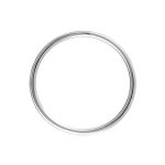 Bracelet jonc en argent massif largeur 3, 8mm et diamètre 57mm Bracelet jonc en argent massif largeur 3, 8mm et diamètre 57mm