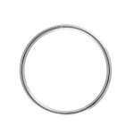 Bracelet jonc en argent massif largeur 3, 8mm et diamètre 60mm Bracelet jonc en argent massif largeur 3, 8mm et diamètre 60mm