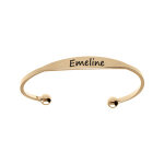 Bracelet jonc en plaqu or esclave - moyen modle 62 mm de diamtre