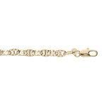Bracelet en plaqu� or maille marine 16 + 3cm