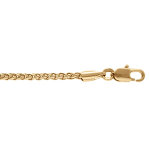 Bracelet en plaqu� or maille palmier - 16 + 3cm