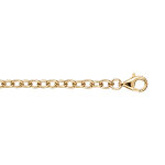 Bracelet en vermeil maille forcat - 19cm réglable Bracelet en vermeil maille forcat - 19cm réglable