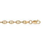 Bracelet en vermeil maille marine - 18cm