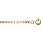 Bracelet en vermeil maille marine 3mm - 18cm