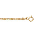 Bracelet en vermeil maille marine lapid�e - 18cm