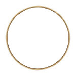 Bracelet en vermeil massif fil demi jonc 4mm de largeur - diamtre 60