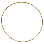 Bracelet en vermeil massif fil demi jonc 4mm de largeur - diamtre 65