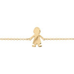 Bracelet en vermeil passive garcon - 16 + 3cm