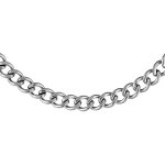 Chaîne en acier maille gourmette largeur 4. 5mm et longueur 55cm Chaîne en acier maille gourmette largeur 4. 5mm et longueur 55cm