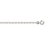 Chane en argent maille cheval largeur 2mm et longueur 50cm