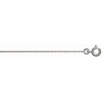 Chaîne en argent maille forçat largeur 1mm et longueur 50cm Chaîne en argent maille forçat largeur 1mm et longueur 50cm