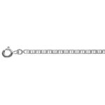 Chane en argent maille marine longueur 40cm