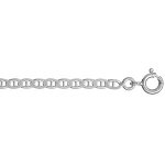 Chane en argent maille marine largeur 3mm et longueur 45cm