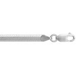 Chane en argent maille miroir - longueur 42cm
