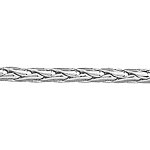 Chane en argent maille palmier - longueur 45cm largeur 3mm