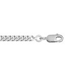 Chane en argent maille serre largeur 2. 7mm et longueur 60cm