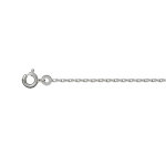 Chane en argent rhodi maille forat largeur 1, 5mm et longueur 40cm