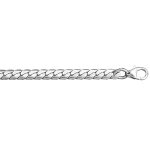 Chane en argent rhodi maille serpent longueur 45cm