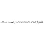 Chaîne de cheville en argent avec boules lisses et pampille clef au bout - longueur 23cm + 2cm de rallonge ... Chaîne de cheville en argent avec boules lisses et pampille clef au bout - longueur 23cm + 2cm de rallonge ...