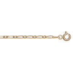 Chaîne enfant en vermeil 1 + 1 2mm - 35 + 2cm Chaîne enfant en vermeil 1 + 1 2mm - 35 + 2cm