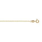 Cha�ne for�at en vermeil 1. 5mm - 60cm