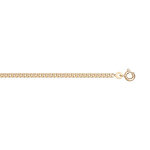 Chaîne en vermeil maille gourmette 2. 5mm - 45cm Chaîne en vermeil maille gourmette 2. 5mm - 45cm